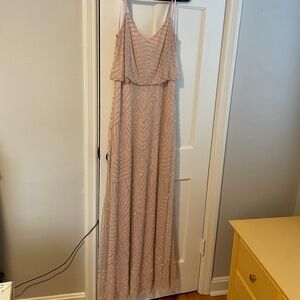 Adrianna Pappel long beaded gown size 8